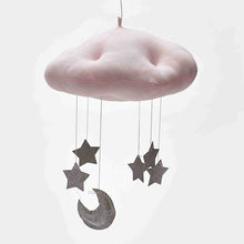 Load image into Gallery viewer, 1Pcs Nordic Style Baby Kids Room Decorations Cloth Cloud With Moon Star Tent Hanging Decor Nursery Ornamets Photograph Props
