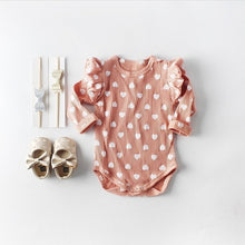 Load image into Gallery viewer, 2019 Spring New Girl Baby Small Love Romper Cotton Long Sleeve One-piece NewBorn Kids Children Jumpsuit Modis Daddy Tiny Cottons