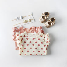 Load image into Gallery viewer, 2019 Spring New Girl Baby Small Love Romper Cotton Long Sleeve One-piece NewBorn Kids Children Jumpsuit Modis Daddy Tiny Cottons