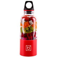 Load image into Gallery viewer, 2600mAh USB Rechargeable Batteries Detachable Cup Portable Juicer Personal Blender Mixer Shaker Fruit Vegetable Juice Machine