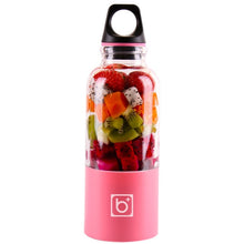 Load image into Gallery viewer, 2600mAh USB Rechargeable Batteries Detachable Cup Portable Juicer Personal Blender Mixer Shaker Fruit Vegetable Juice Machine
