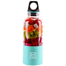 Load image into Gallery viewer, 2600mAh USB Rechargeable Batteries Detachable Cup Portable Juicer Personal Blender Mixer Shaker Fruit Vegetable Juice Machine