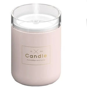 KEOKEO 300 ml Air Humidifier USB Candle Light Atmosphere Portable Air Humidifier For Office And Home Essential Oil Diffuser