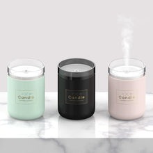Load image into Gallery viewer, KEOKEO 300 ml Air Humidifier USB Candle Light Atmosphere Portable Air Humidifier For Office And Home Essential Oil Diffuser