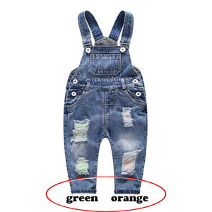 3-8T kid jeans children jeans boys pants denim trousers Korean children jeans overalls bib pants jeans for boys kids boy clothes