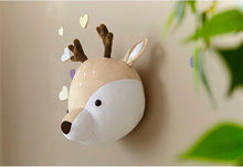 Load image into Gallery viewer, Animal Head Elephant Deer Fox Swan Lion Tiger Head For Baby Room Decor Baby Kids Bedroom Hangings Wall Decor Gifts