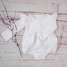 Load image into Gallery viewer, Autumn Baby Girl Clothes Cotton Long Sleeve Baby Romper For New Born Winter Boutiques Linen Playsuit Photo Props Infant Outfit