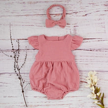 Load image into Gallery viewer, Autumn Baby Girl Clothes Cotton Long Sleeve Baby Romper For New Born Winter Boutiques Linen Playsuit Photo Props Infant Outfit
