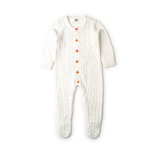 Load image into Gallery viewer, Baby Footie Clothes Newborn Candy Color Knitted Toddler Kids Girls Jumpsuits Long Sleeve Infant Boys Overalls Children&#39;s Outfits