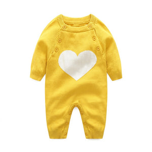 Baby Rompers Long Sleeve Newborn Boys Jumpsuits Clothing 100% Cotton Knitted Toddler Girls Overalls Winter Warm Children Outfits