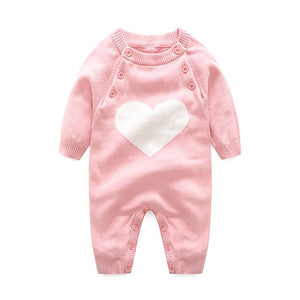 Baby Rompers Long Sleeve Newborn Boys Jumpsuits Clothing 100% Cotton Knitted Toddler Girls Overalls Winter Warm Children Outfits
