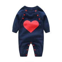 Load image into Gallery viewer, Baby Rompers Long Sleeve Newborn Boys Jumpsuits Clothing 100% Cotton Knitted Toddler Girls Overalls Winter Warm Children Outfits