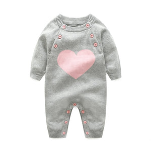 Baby Rompers Long Sleeve Newborn Boys Jumpsuits Clothing 100% Cotton Knitted Toddler Girls Overalls Winter Warm Children Outfits