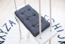 Load image into Gallery viewer, Baby Swing Chair Hanging Swings Set Children Toy Rocking Solid Wood Seat with Cushion Safety Baby Spullen Indoor Baby Room Decor