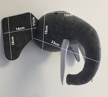 Load image into Gallery viewer, Plush Stuffed Head Wall Mount