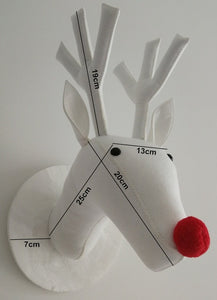 Plush Stuffed Head Wall Mount