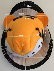 Plush Stuffed Head Wall Mount