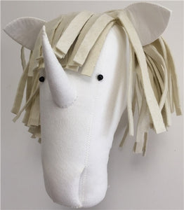Plush Stuffed Head Wall Mount