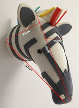 Load image into Gallery viewer, Plush Stuffed Head Wall Mount