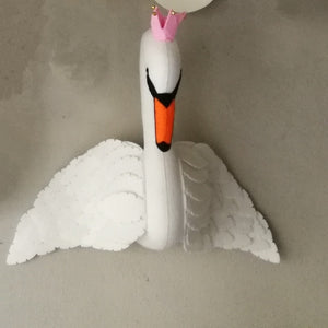 Plush Stuffed Head Wall Mount