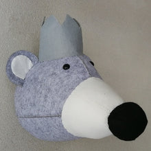 Load image into Gallery viewer, Plush Stuffed Head Wall Mount