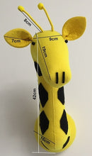 Load image into Gallery viewer, Plush Stuffed Head Wall Mount