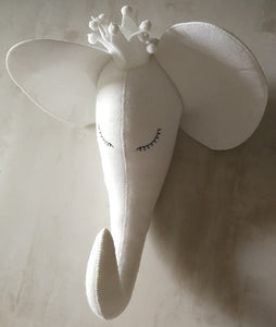 Plush Stuffed Head Wall Mount