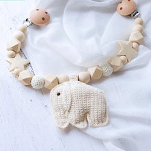 Load image into Gallery viewer, Bopoobo 1PC Baby Rattle Mobile Elephant Toys Pram Cart Activity Bar With Rattle Bed Bells Dummy Clip Pacifier Toy Soother Holder