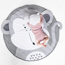 Load image into Gallery viewer, Cartoon Animals Baby Play Mats Pad Toddler Kids Crawling Blanket Round Carpet Rug Toys Mat For Children Room Decor Photo Props