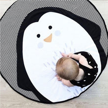 Load image into Gallery viewer, Cartoon Animals Baby Play Mats Pad Toddler Kids Crawling Blanket Round Carpet Rug Toys Mat For Children Room Decor Photo Props