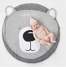 Load image into Gallery viewer, Cartoon Animals Baby Play Mats Pad Toddler Kids Crawling Blanket Round Carpet Rug Toys Mat For Children Room Decor Photo Props