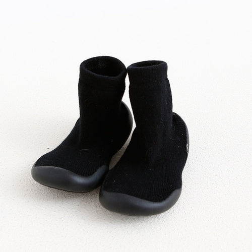 Children's footwear with soft soles, indoor shoes, outdoor shoes, rubber soles, toddlers, and thicker woolen socks Z7