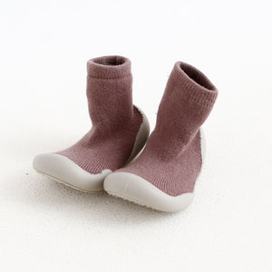Children's footwear with soft soles, indoor shoes, outdoor shoes, rubber soles, toddlers, and thicker woolen socks Z7