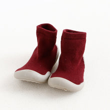 Load image into Gallery viewer, Children&#39;s footwear with soft soles, indoor shoes, outdoor shoes, rubber soles, toddlers, and thicker woolen socks Z7