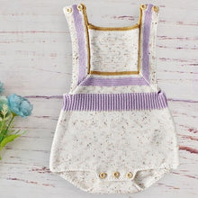Load image into Gallery viewer, Cotton Knitted Baby Rompers Winter Handmade Cute New Born Girl Rompers Jumpsuit Bebe Bebek Kostumleri New Year Winter Overalls