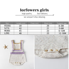 Load image into Gallery viewer, Cotton Knitted Baby Rompers Winter Handmade Cute New Born Girl Rompers Jumpsuit Bebe Bebek Kostumleri New Year Winter Overalls