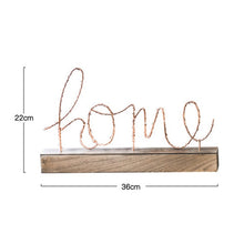 Load image into Gallery viewer, Creative Home Decorative Figurines Ornaments LED Lamp Light LOVE Letters Living Room Bedroom Layout Decoration Birthday Gift