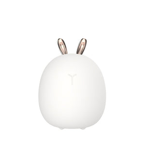 Dimmable LED Night Light Silicone Animal Cartoon Lamp USB Rechargeable for Children Kids Baby Gift Bedside Bedroom Living Room