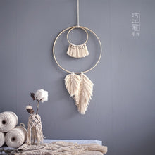 Load image into Gallery viewer, Dream Catcher Hanging Ornaments Hand-woven Macrame Tapestry Wall Hanging Living Room Bedroom Simple Wall Mandala boho decor
