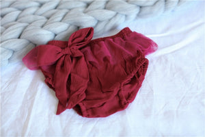 Fashion big bow design shorts Baby Cotton Underwear Girls Panties Kids Children lace Underpants 3-24m