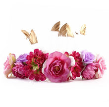 Load image into Gallery viewer, Mom and Me Feather Flower Crown