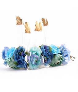 Mom and Me Feather Flower Crown