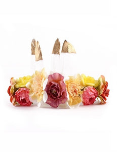 Mom and Me Feather Flower Crown