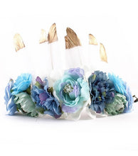 Load image into Gallery viewer, Mom and Me Feather Flower Crown