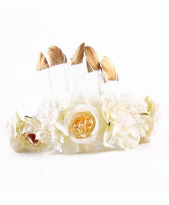 Mom and Me Feather Flower Crown