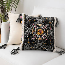 Load image into Gallery viewer, Fringe Pillow Cojines Decorativos Para Sofa Chair Cushion Living Room Nap Pillow Tufted Literary Photo Christmas Pillow Cover