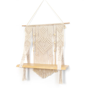 Hand-knitted Nordic Macrame Wall Hanging Boho Decor Painting Fabric DIY Mandala Wall Racks Tapestry Wall Hanging