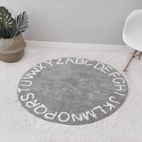 Handmade ABC Alphabet Kids Crawling Mat Super Soft Cotton Fabric Educational Non-Slip Nursery Rug Best Play Mat Carpet for Kids