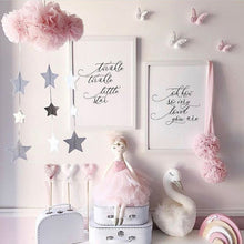 Load image into Gallery viewer, INS Nordic Mesh Yarn Cloud With Stars Pendants Kids Room Decorations Girls Room Ornaments Baby Tent Hanging Decor Photo Props