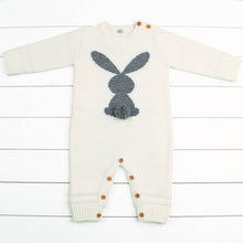 Load image into Gallery viewer, Infant Baby Rompers Winter Warm Newborn Long Sleeve Jumpsuits Outfits Solid Color Knitted Infant Girls Overalls Kids Boy Costume